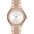 Michael Kors Michael Kors Lennox MK7362  MK7362 кварцевые женские часы перламутровый циферблат, браслет нержавеющая сталь с pvd-покрытием — вид спереди