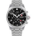 Swiss Military Hanowa Swiss Military Hanowa Thunderbolt Chrono SMWGI0000405  SMWGI0000405 кварцевые мужские часы  черный циферблат, браслет нержавеющая сталь — вид спереди