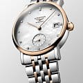 Longines Longines Elegant Collection L4.312.5.87.7, elegant collection швейцария женские часы на браслете нержавеющая сталь и 18 каратное розовое золото боковой вид
