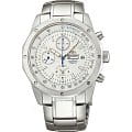 Orient Orient TD0X003W (FTD0X003W)  FTD0X003W кварцевые мужские часы  белый циферблат, браслет 18-каратное желтое золото — вид спереди