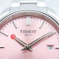 Tissot Tissot PR 100 Quartz 34mm T150.210.11.331.00 кварцевые женские часы часы, крупный план розовый циферблат