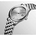 Longines Longines Flagship L4.974.4.72.6 механические мужские часы часы крупный план серебристый циферблата