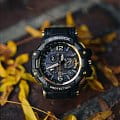 Оригинальные часы Casio Casio G-Shock GPW-1000GB-1A электронные калибр механизма  общий вид