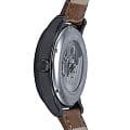 Earnshaw Earnshaw Longitude ES-8006-10,  англия мужские часы на браслете кожаный боковой вид