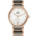 Rado Rado Centrix Automatic Diamonds R30037742 Automatic R30037742 механические женские часы белый циферблат, браслет высокотехнологичная керамика + нержавеющая сталь с pvd покрытием — вид спереди