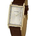 Jacques Lemans Jacques Lemans N-202B  N-202B кварцевые мужские часы бежевый циферблат, браслет кожаный — вид спереди