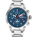 Swiss Military Hanowa Swiss Military Hanowa Aerograph SMWGI2101502  SMWGI2101502 кварцевые мужские часы  синий циферблат, браслет нержавеющая сталь — вид спереди