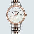 Longines Longines Elegant Collection L4.310.5.88.7 механические женские часы часы крупный план перламутровый циферблата