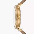 Michael Kors Michael Kors Corey MK2986,  сша женские часы на браслете кожаный боковой вид