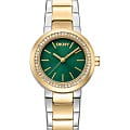 DKNY DKNY Eastside Mini DK1L024M0165  DK1L024M0165 кварцевые женские часы зеленый циферблат, браслет нержавеющая сталь с ip-покрытием — вид спереди