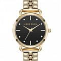 Anne Klein Anne Klein Metals 5234BKGB  5234BKGB кварцевые женские часы черный циферблат, браслет нержавеющая сталь с ip-покрытием — вид спереди