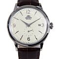 Orient Orient RA-AP0002S1  RA-AP0002S механические мужские часы белый циферблат, браслет кожаный — вид спереди