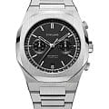 D1 Milano D1 Milano Cronografo CHBJ08  CHBJ08 кварцевые мужские часы черный циферблат, браслет нержавеющая сталь — вид спереди