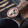 Оригинальные часы Breitling Breitling Navitimer B01 Chronograph 43 Boeing 747 AB01383B1G1P1 механические калибр механизма мануфактурный механизм breitling caliber b01 общий вид