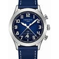 Certina Certina DS Pilot C024.617.16.042.00  C0246171604200 кварцевые мужские часы  синий циферблат, браслет нержавеющая сталь — вид спереди