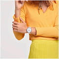 Swatch Swatch New Gent SUOK713 женские часы белый циферблат на запястье