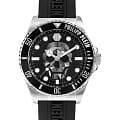 Philipp Plein Philipp Plein The Skull PWOAA0122  PWOAA0122 кварцевые мужские часы черный циферблат, браслет силикон — вид спереди