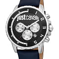 Just Cavalli Just Cavalli Gents JC1G063L0225  JC1G063L0225 кварцевые мужские часы черный циферблат, браслет кожаный — вид спереди