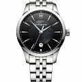 Victorinox Victorinox 241751  241751 кварцевые женские часы  черный циферблат, браслет нержавеющая сталь — вид спереди