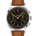 Tissot Tissot Telemeter T142.462.16.052.00  T1424621605200 механические мужские часы серебристый циферблат, браслет кожаный — вид спереди