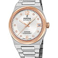 Festina Festina Swiss Made F20031/1  F20031/1 механические женские часы белый циферблат, браслет нержавеющая сталь — вид спереди
