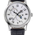 Orient Orient Sun & Moon RN-AK0005S  RN-AK0005S механические мужские часы  белый циферблат, браслет кожаный — вид спереди