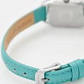 Anne Klein Anne Klein Leather 3969AQUA кварцевые женские часы часы крупный план бирюзовый циферблата