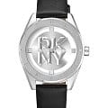 DKNY DKNY Chambers Midi DK1L016L0015  DK1L016L0015 кварцевые женские часы   циферблат, браслет кожаный — вид спереди