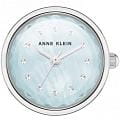 Anne Klein Anne Klein Ring 5125RINGAM  5125RINGAM кварцевые женские часы  голубой циферблат, браслет нержавеющая сталь — вид спереди