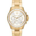 Michael Kors Michael Kors Everest MK7212  MK7212 кварцевые женские часы розовый циферблат, браслет сталь c pvd покрытием — вид спереди