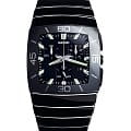 Rado Rado Sintra R13477172  R13477172 кварцевые мужские часы черный циферблат, браслет высокотехнологичная керамика — вид спереди