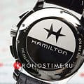 Hamilton Hamilton Jazzmaster Chrono Quartz H32612741 швейцария наручные мужские часы заводная головка с логотипом Hamilton