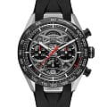 TAG Heuer TAG Heuer Carrera Chronograph X Porsche 963 Limited Edition CBU2010.FT6267  CBU2010.FT6267 механические мужские часы черный циферблат, браслет каучук — вид спереди