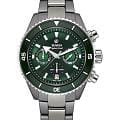 Rado Rado Captain Cook High-Tech Ceramic Automatic Chronograph R32189313  R32189313 механические мужские часы  зеленый циферблат, браслет сталь + высокотехнологичная плазменная керамика — вид спереди