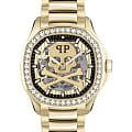 Philipp Plein Philipp Plein Plein Philipp PWRAA0723  PWRAA0723 механические мужские часы золотой циферблат, браслет нержавеющая сталь с ip-покрытием — вид спереди