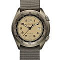 Hamilton Hamilton Khaki Aviation Pilot Pioneer Aluminium H80435895  H80435895 механические мужские часы бежевый циферблат, браслет тканевый — вид спереди