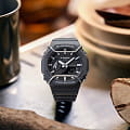 Casio Casio G-Shock GA-2100PTS-8ADR (GA-2100PTS-8A) электронные мужские часы часы крупный план серый циферблата