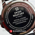 Swiss Military by Chrono Swiss Military by Chrono SM34039.06 кварцевые мужские часы часы крупный план черный циферблата