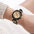 Guess Guess Sport Steel GW0555L2 женские часы золотой циферблат на запястье