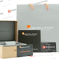 Hamilton Hamilton Khaki Field Titanium Auto H70575733 механические мужские часы часы крупный план черный циферблата