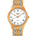 Longines Longines Lyre L4.361.2.11.7  L43612117 механические женские часы белый циферблат, браслет сталь c pvd покрытием — вид спереди
