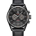 TAG Heuer TAG Heuer Carrera CAR2B80.FC6325  CAR2B80.FC6325 механические мужские часы черный циферблат, браслет кожаный — вид спереди