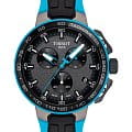 Tissot Tissot T-Race Cycling T111.417.37.441.05 T Race Cycling T1114173744105 кварцевые мужские часы  черный циферблат, браслет силикон — вид спереди