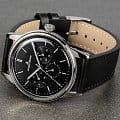 Jacques Lemans Jacques Lemans Retro Classic 1-2061A,  австрия мужские часы на браслете кожаный боковой вид