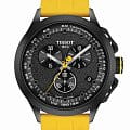 Tissot Tissot T-Race Cycling Tour De France 2023 T135.417.37.051.05 T Race Cycling T1354173705105 кварцевые мужские часы  черный циферблат, браслет силикон — вид спереди