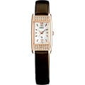 Orient Orient UBTY004W (FUBTY004W)  FUBTY004W  женские часы перламутровый циферблат, браслет кожа + текстиль — вид спереди