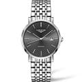 Longines Longines Elegant Collection L4.910.4.72.6 механические женские часы часы, крупный план черный циферблат