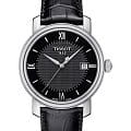 Tissot Tissot Bridgeport T097.410.16.058.00 Bridgeport T0974101605800 кварцевые мужские часы  черный циферблат, браслет кожаный — вид спереди