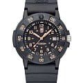 Luminox Luminox Original Navy SEAL XS.3001.EVO.OR.S  XS.3001.EVO.OR.S кварцевые мужские часы  черный циферблат, браслет резина — вид спереди