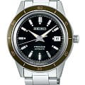 Seiko Seiko Presage SRPG07J1  SRPG07J1 механические мужские часы зеленый циферблат, браслет нержавеющая сталь — вид спереди